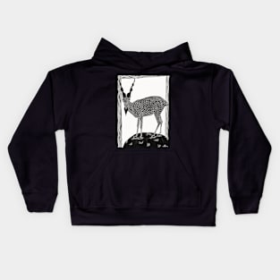 Markhor Goat (1915) Kids Hoodie